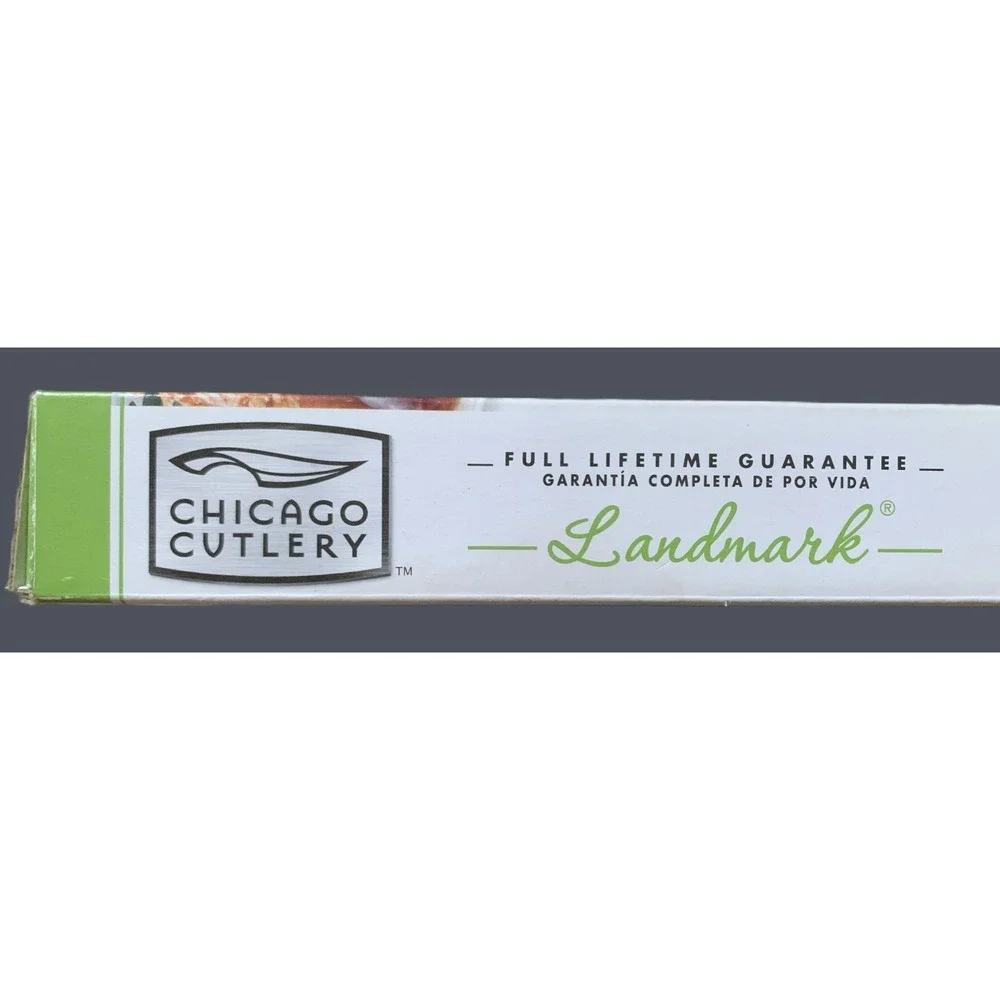 CHICAGO CUTLERY Landmark Prof Stainless Carving Knife Fork Sleek Mod Design *NOS